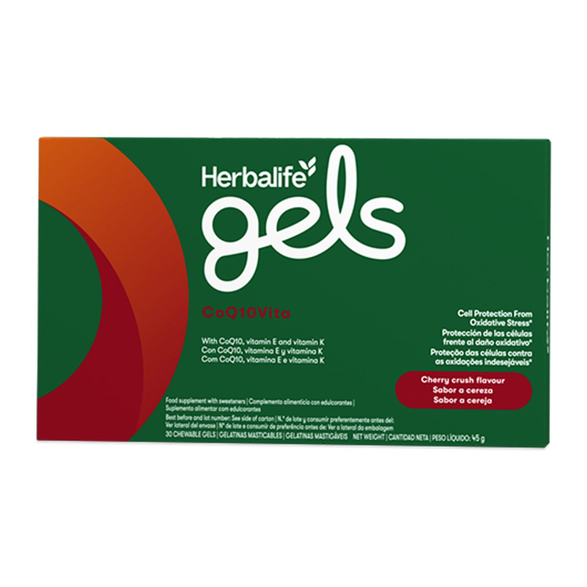 herbalife gels coq10vita cereja