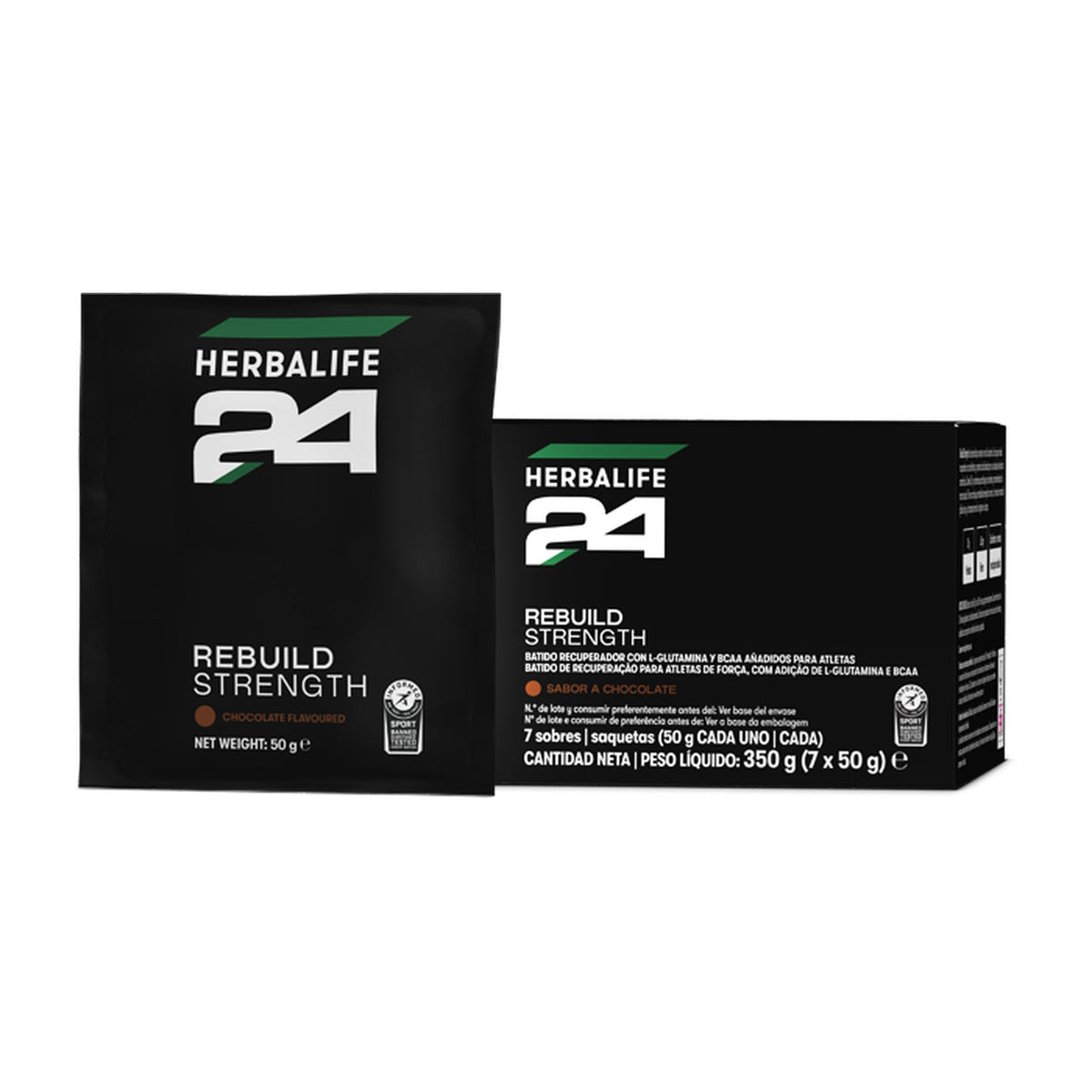 rebuild strength chocolate 7 saquetas