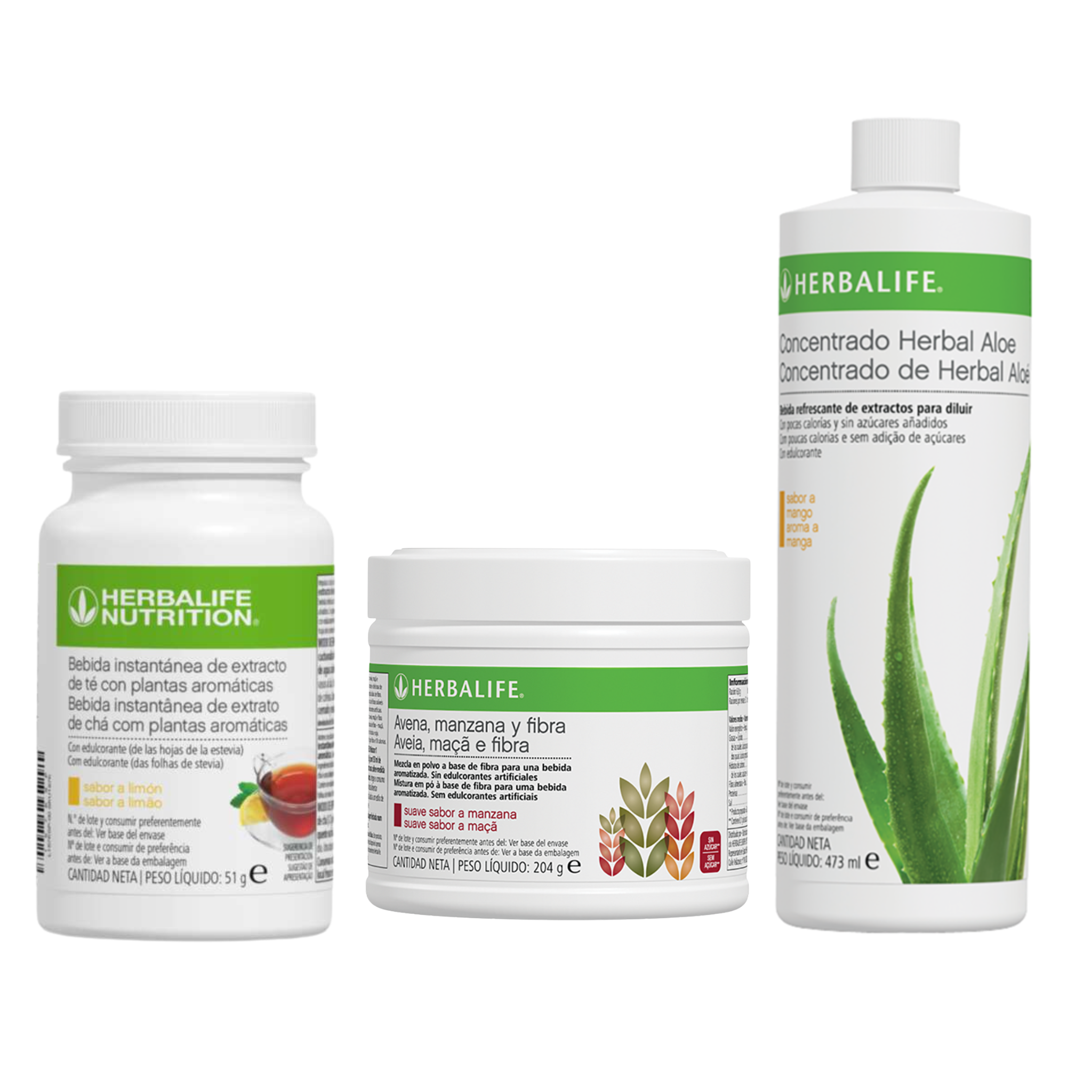 Pack Chá + Aloé + Bebida de Aveia
