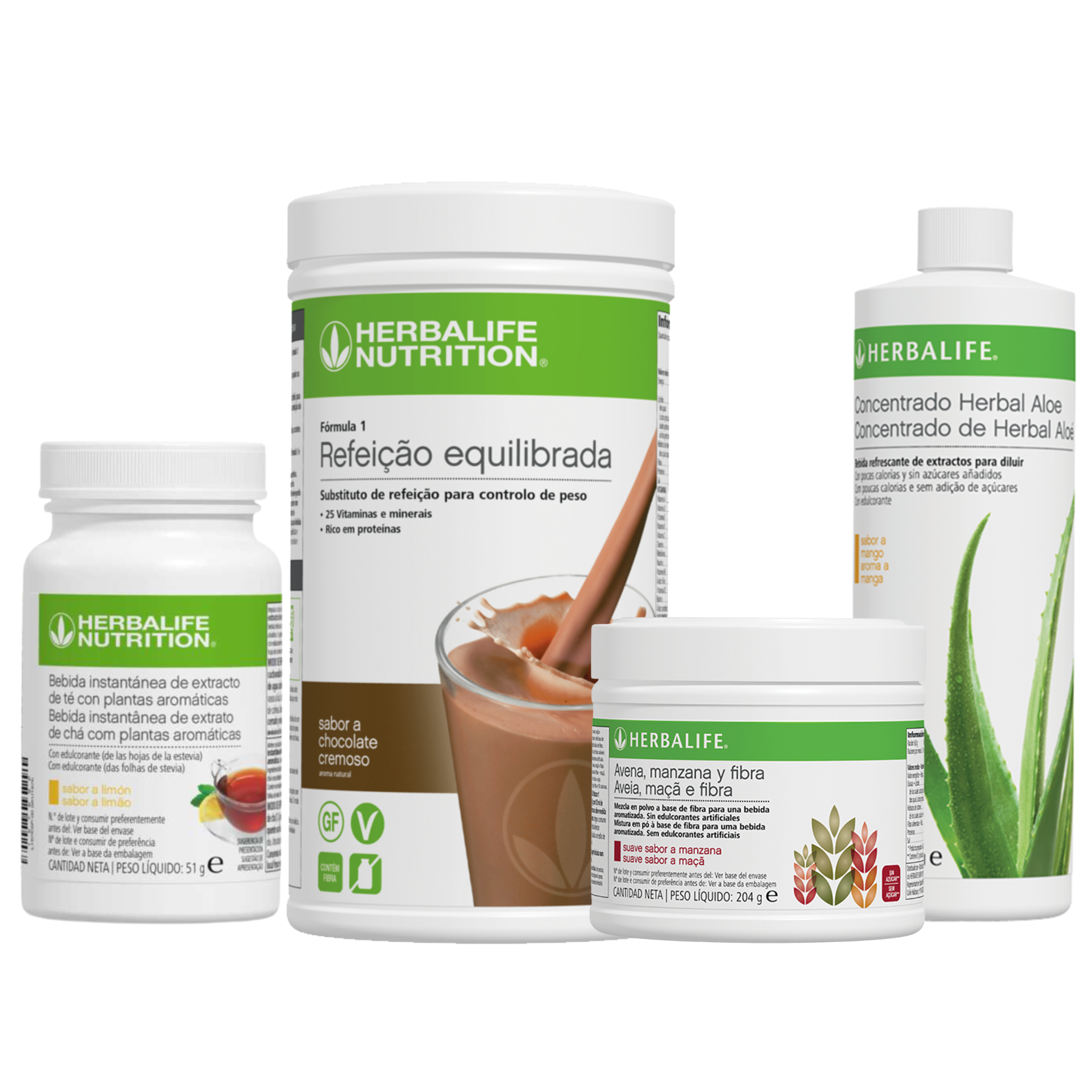 Pack Formula 1 + Chá + Aloé + Bebida de Aveia