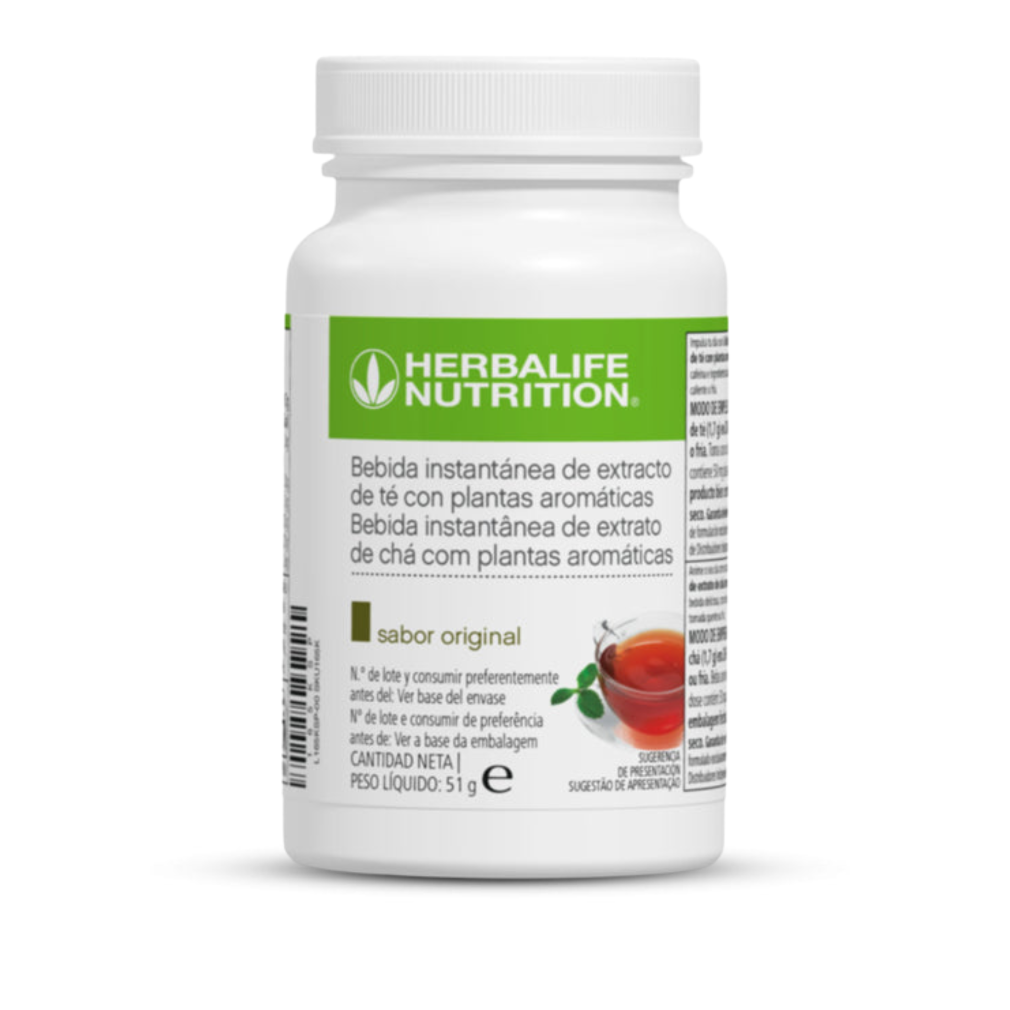 Bebida Instantânea de Extrato de Chá com Plantas Aromáticas - 51 g