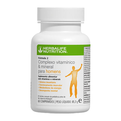 Fórmula 2 Complexo Vitamínico e Mineral — Homens