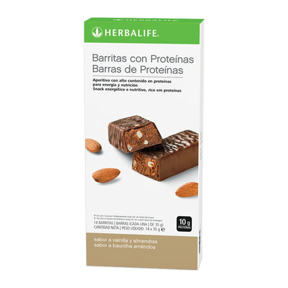 Barras de Proteínas - 10 g de proteínas — Baunilha Amêndoa
