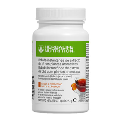 Bebida Instantânea de Extrato de Chá com Plantas Aromáticas - 51 g — Pêssego