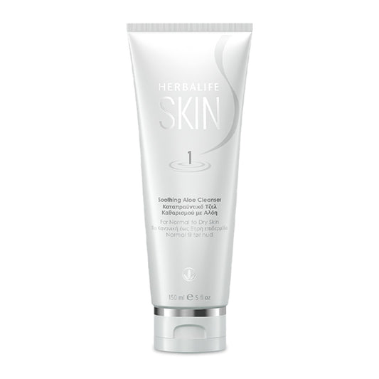gel limpeza suavizante aloe herbalife skin 150 ml