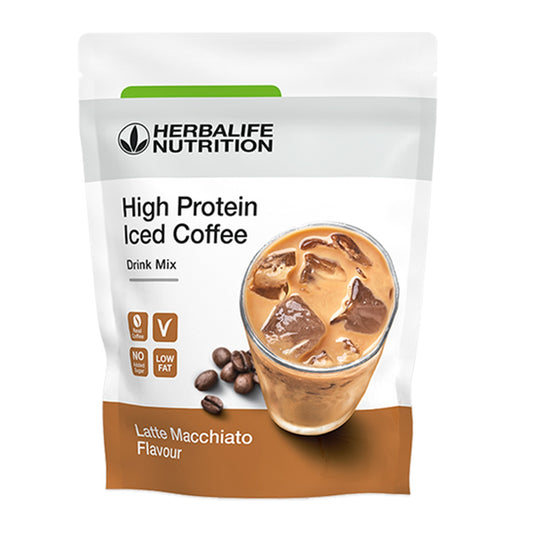 high protein iced coffee latte macchiato 308 g