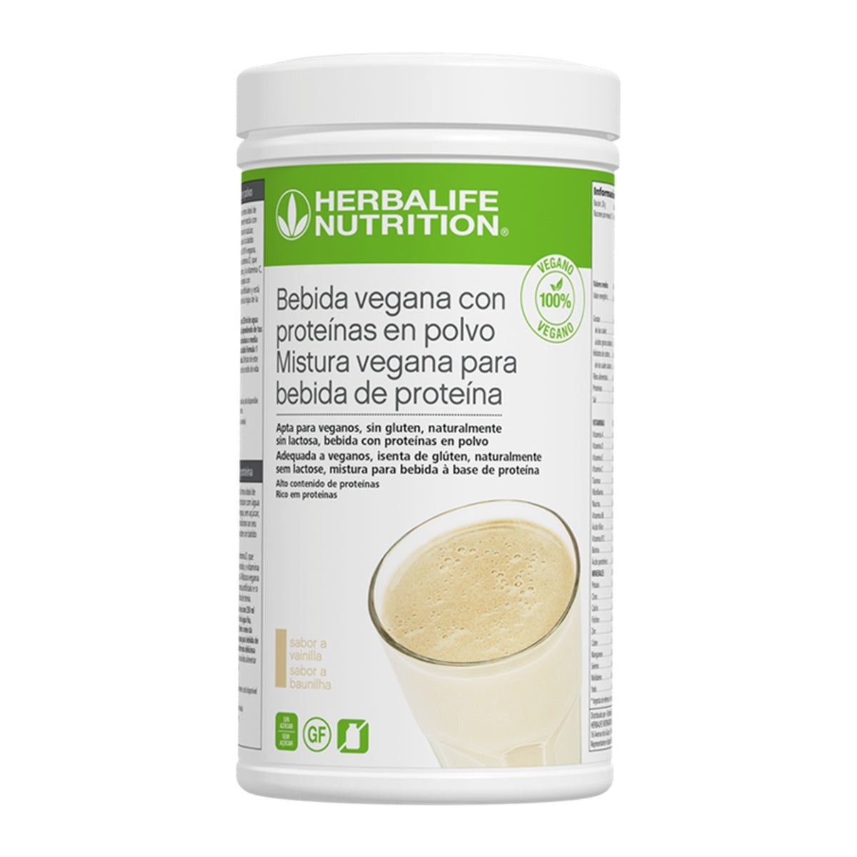 Mistura para Bebida de Proteína 588 g — Baunilha Vegana